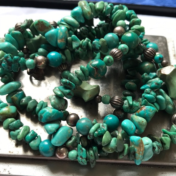 RELIOS BY CAROLYN POLLACK Turquoise sterling 18” - Picture 7 of 7